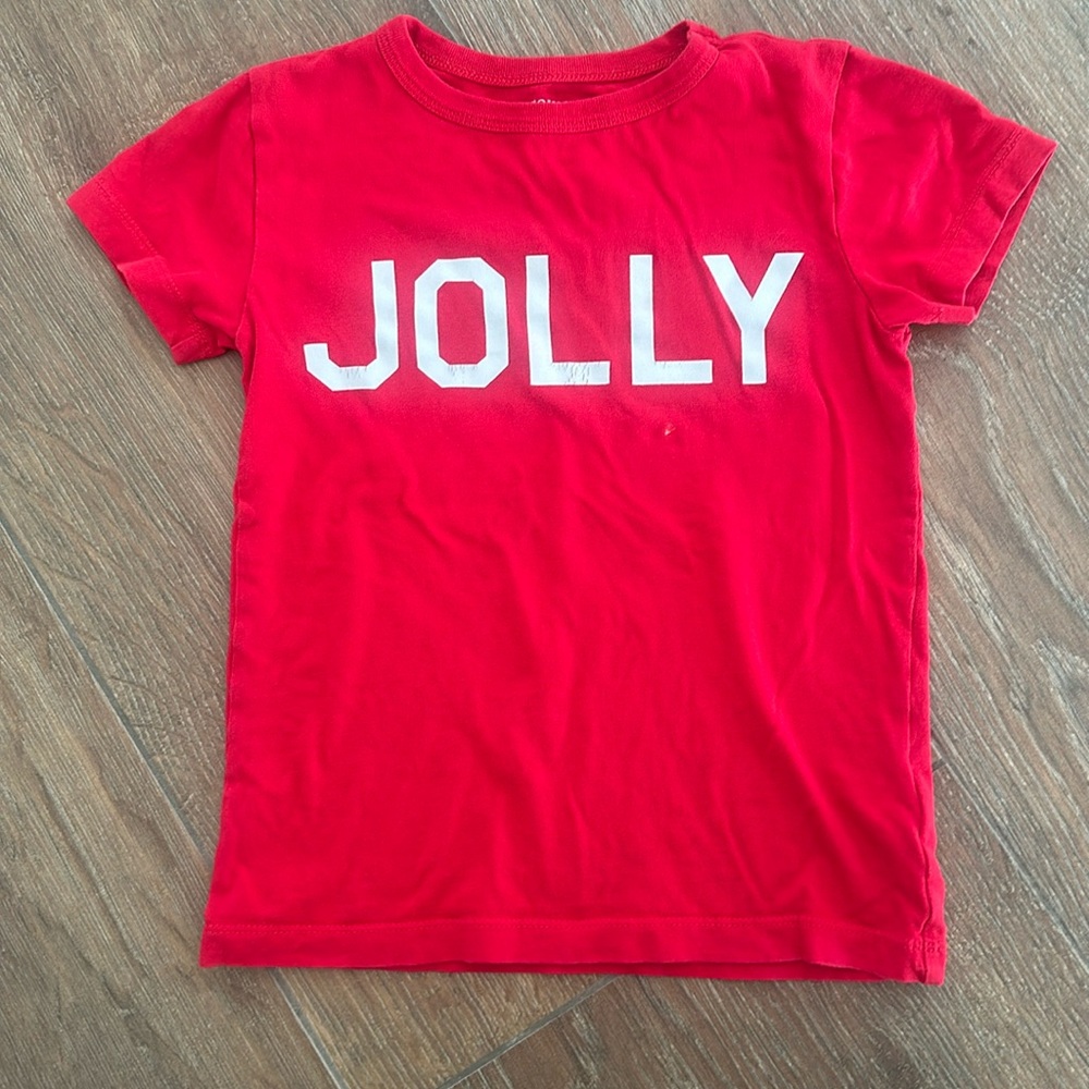 Crew cuts EVERYDAY boys short sleeve tee shirt. Size 4-5. Color red.